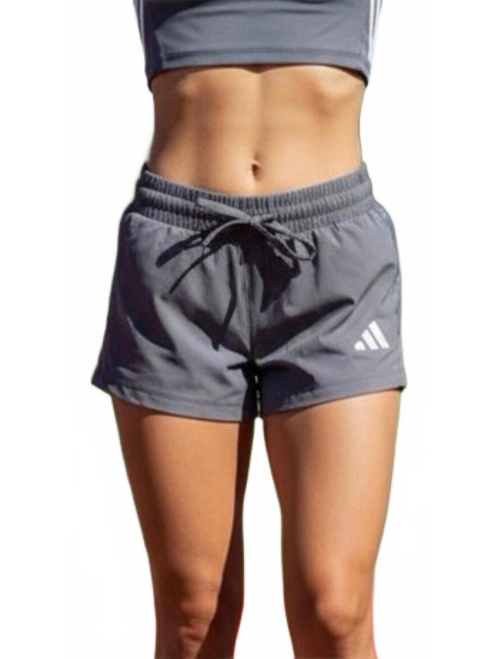 NWT Adidas Womens Small Training Shorts Gray Running Workout HS1370 SAMPLE